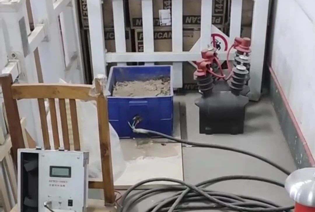 電纜故障測試現場