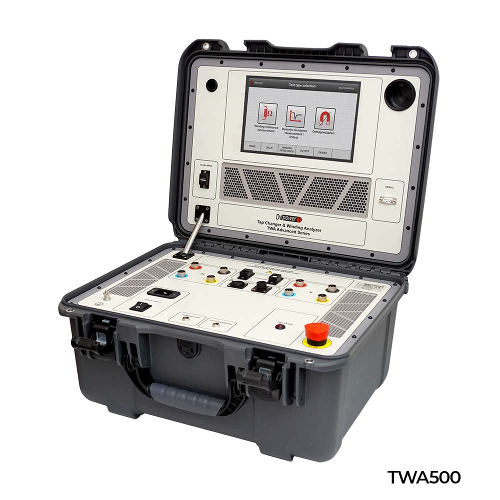 瑞典DV POWER&emsp;TWA500<a href='http://www.tjjxsd56.com/Cpzx/bianyaqiceshiyi/dvpowertrt.html'>三相變壓器</a>有載分接開關測試儀