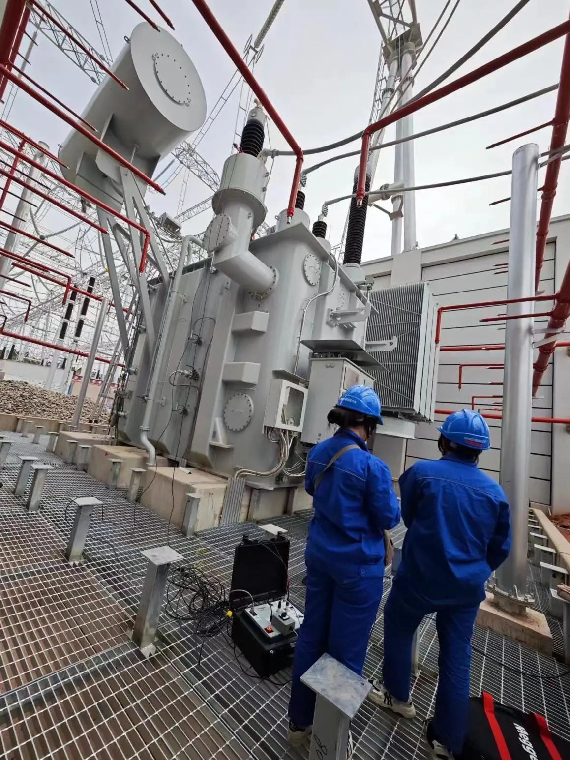 IDAX322高壓電力檢測現場