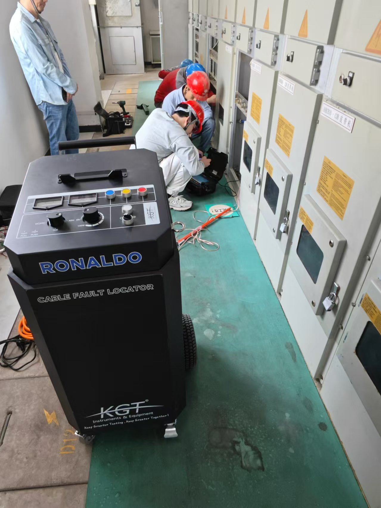 <a href='http://www.tjjxsd56.com/Ppzq/ersted.html'>電纜故障定位儀</a>檢測現場