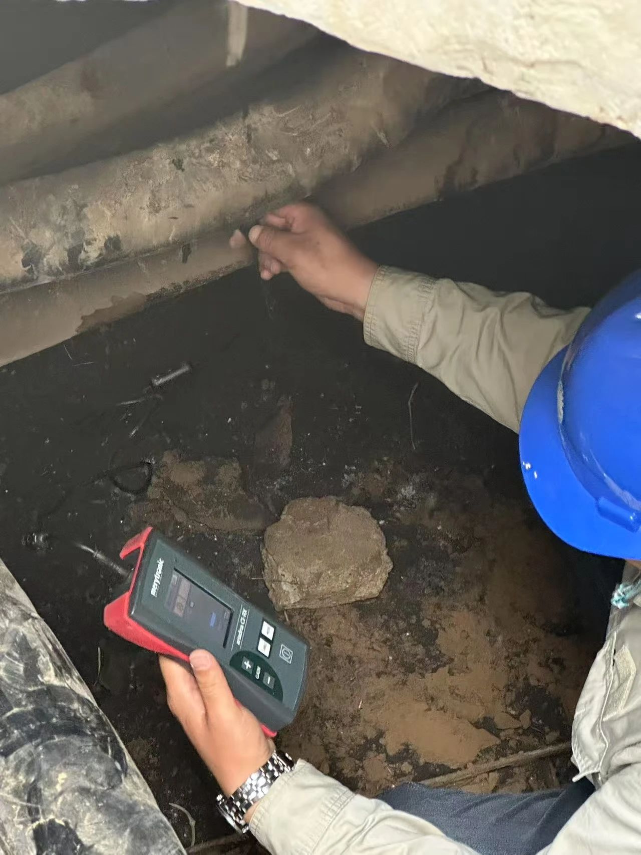 電纜故障識別現場