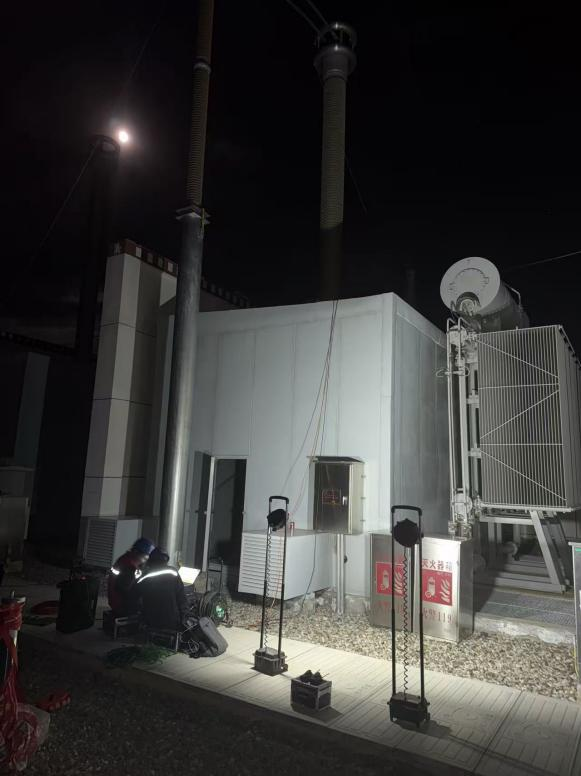 IDAX300絕緣診斷分析儀檢測現場